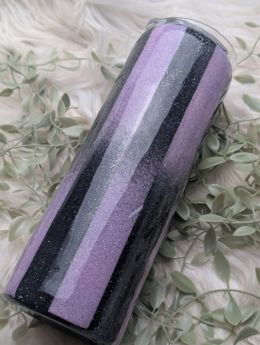 Ombre Glitter Stripes