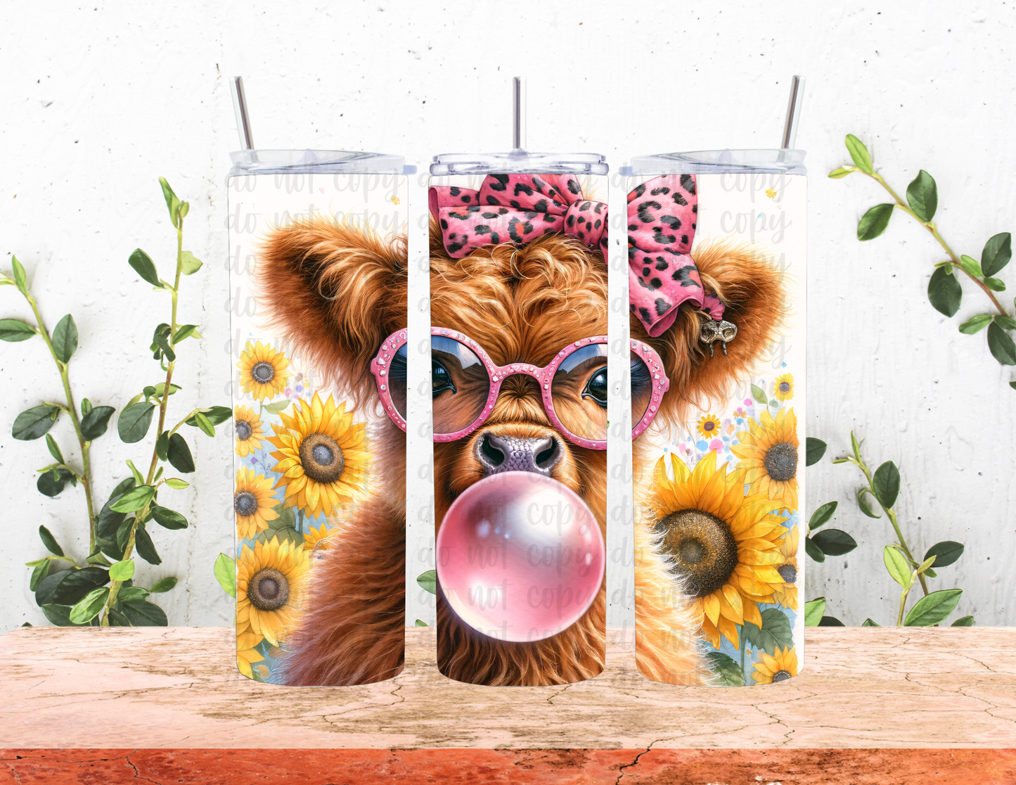 Sunflower Cow Popping Gum