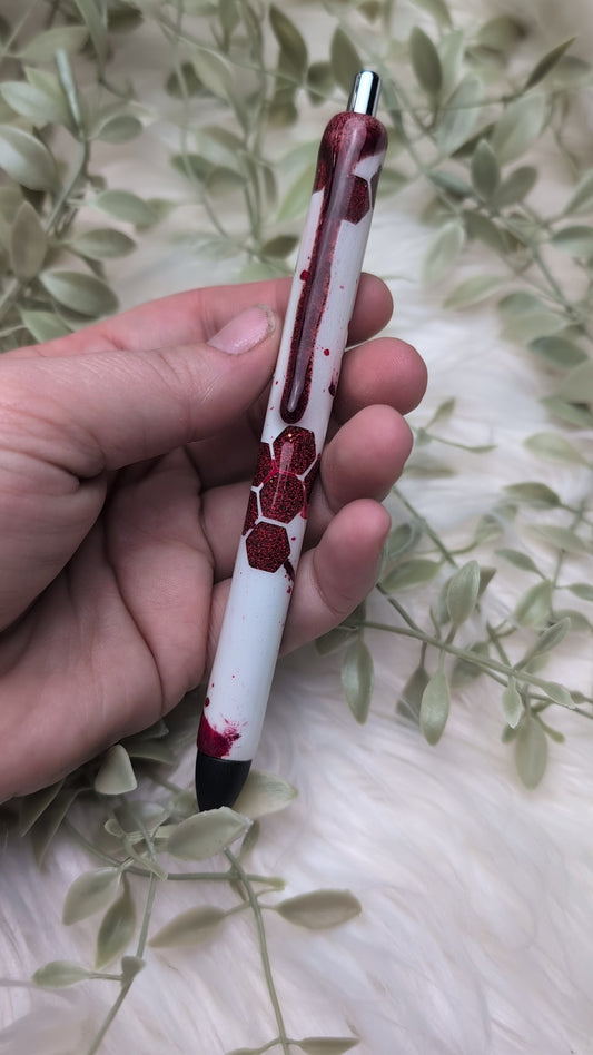 Killer Bee Glitter Pen - Papermate Black Ink