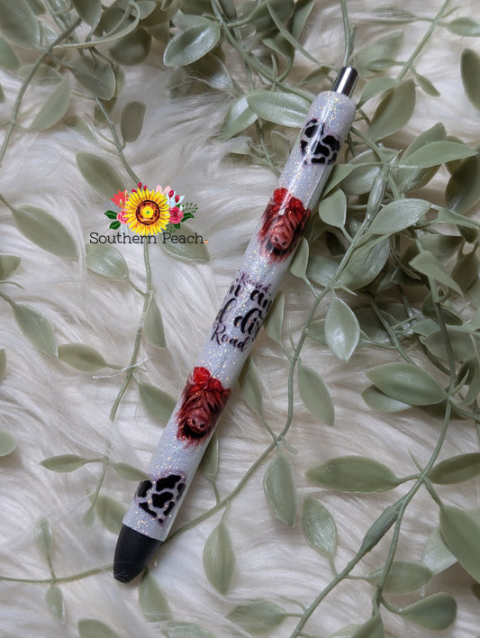 Heart Highland Cow Pen