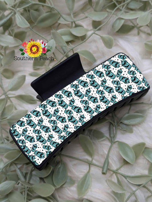 Coffee Bats Claw Clip