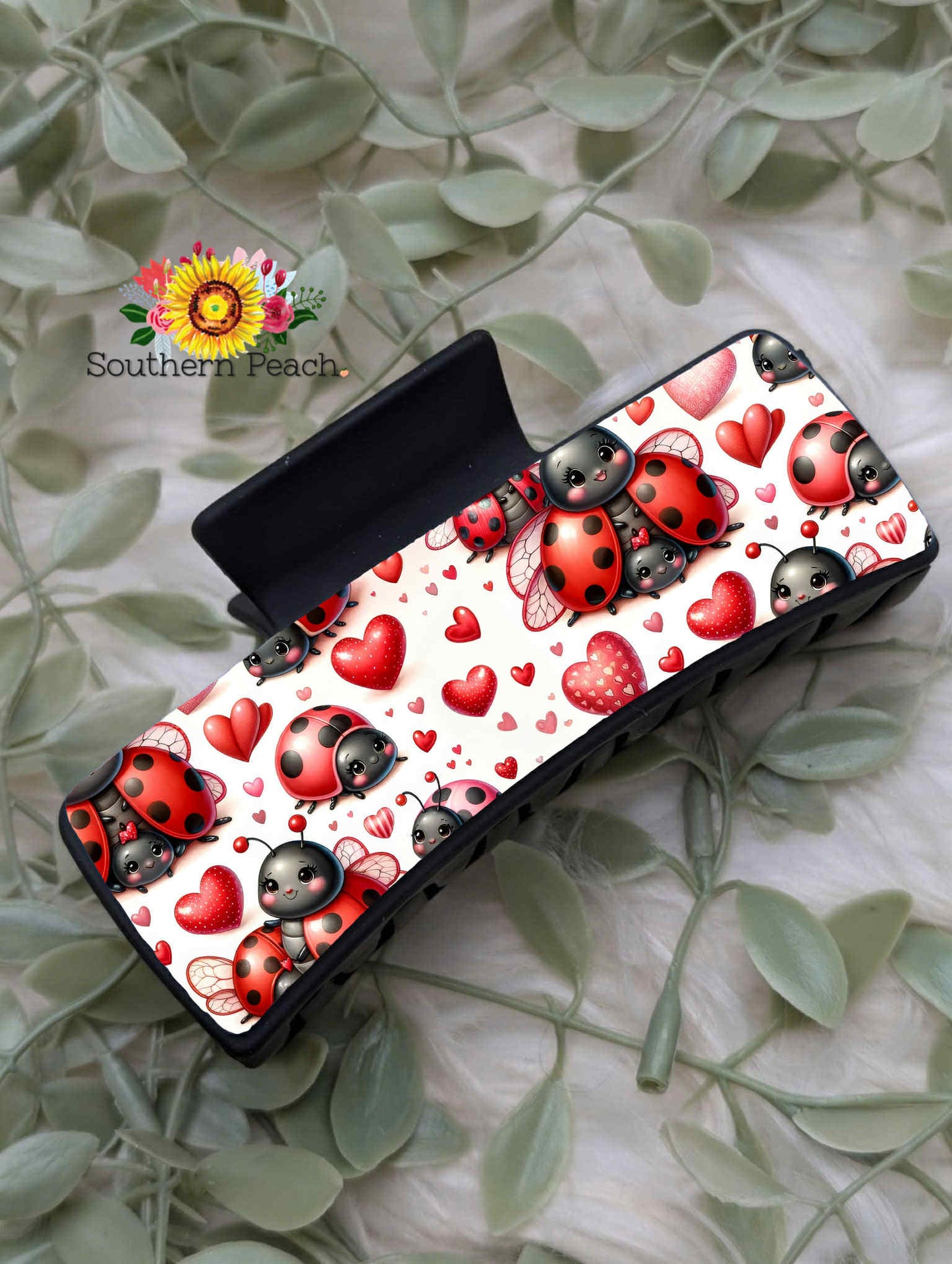 Lady Bug Claw Clip