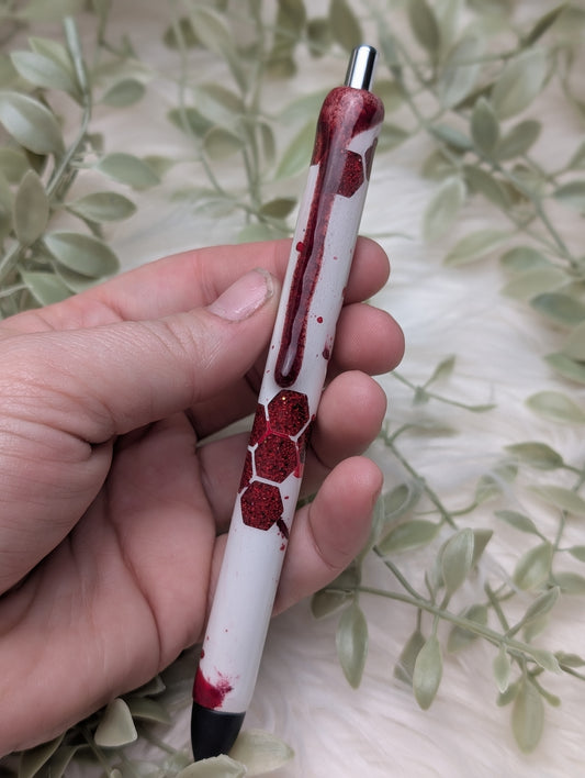 Killer Bee Glitter Pen - Papermate Black Ink
