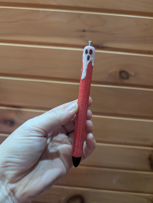 Ghosty Glow Glitter Pen - Papermate Black Ink