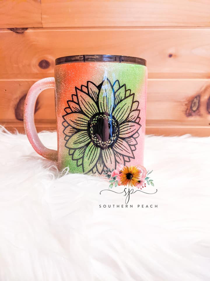 Neon Sunflowers