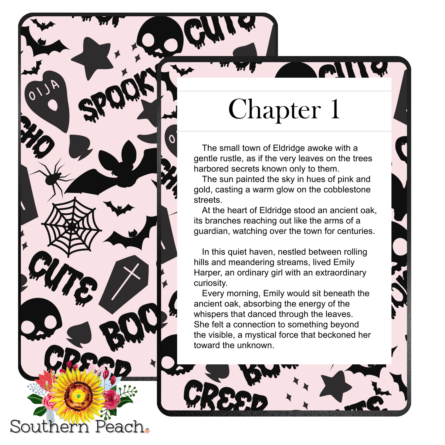 Spooky Girl Kindle Skin