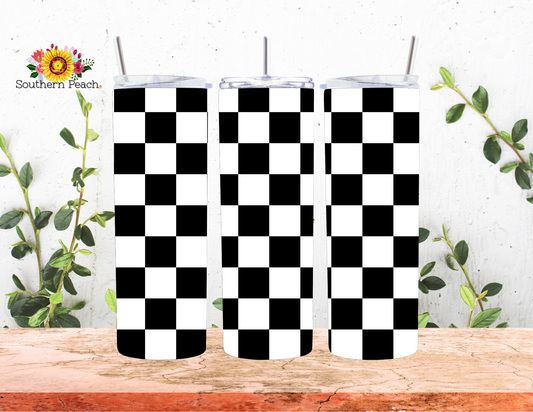 Black and White Checkered