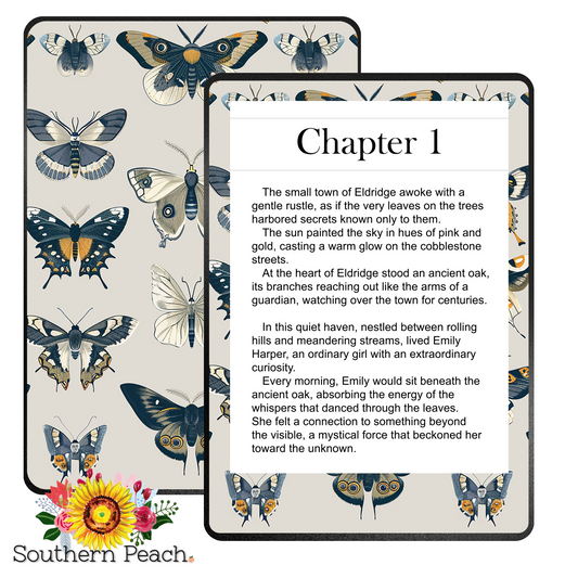 Neutral Moth Kindle Skin