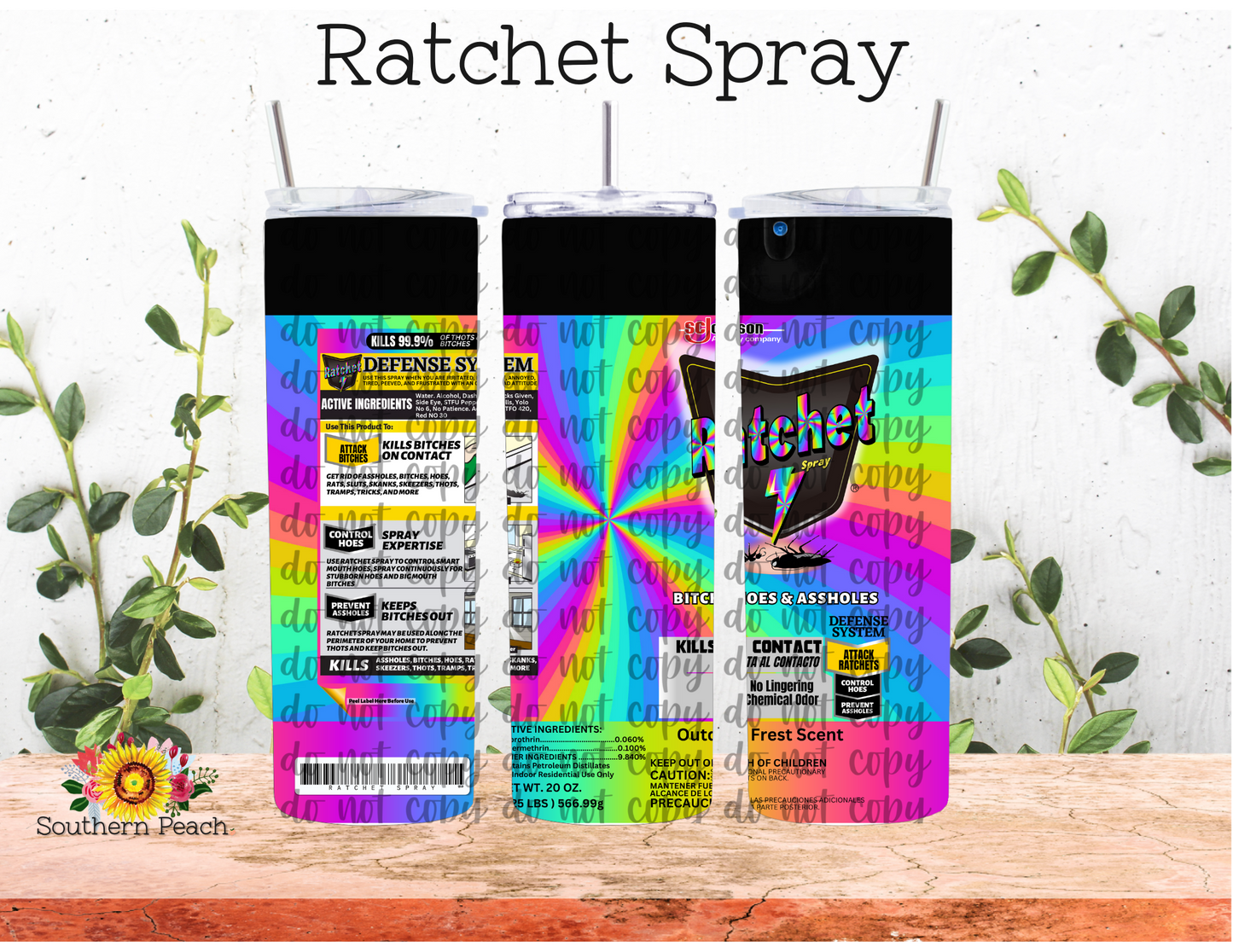 Ratchet Spray Sublimation - Tumbler