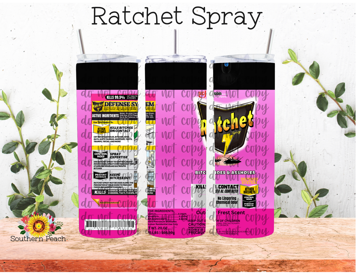 Ratchet Spray Sublimation - Tumbler