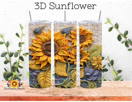 3D Sunflowers