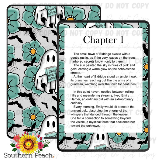 Ghost Book Club Kindle Skin