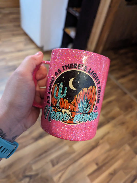 10oz Neon Moon coffee mug
