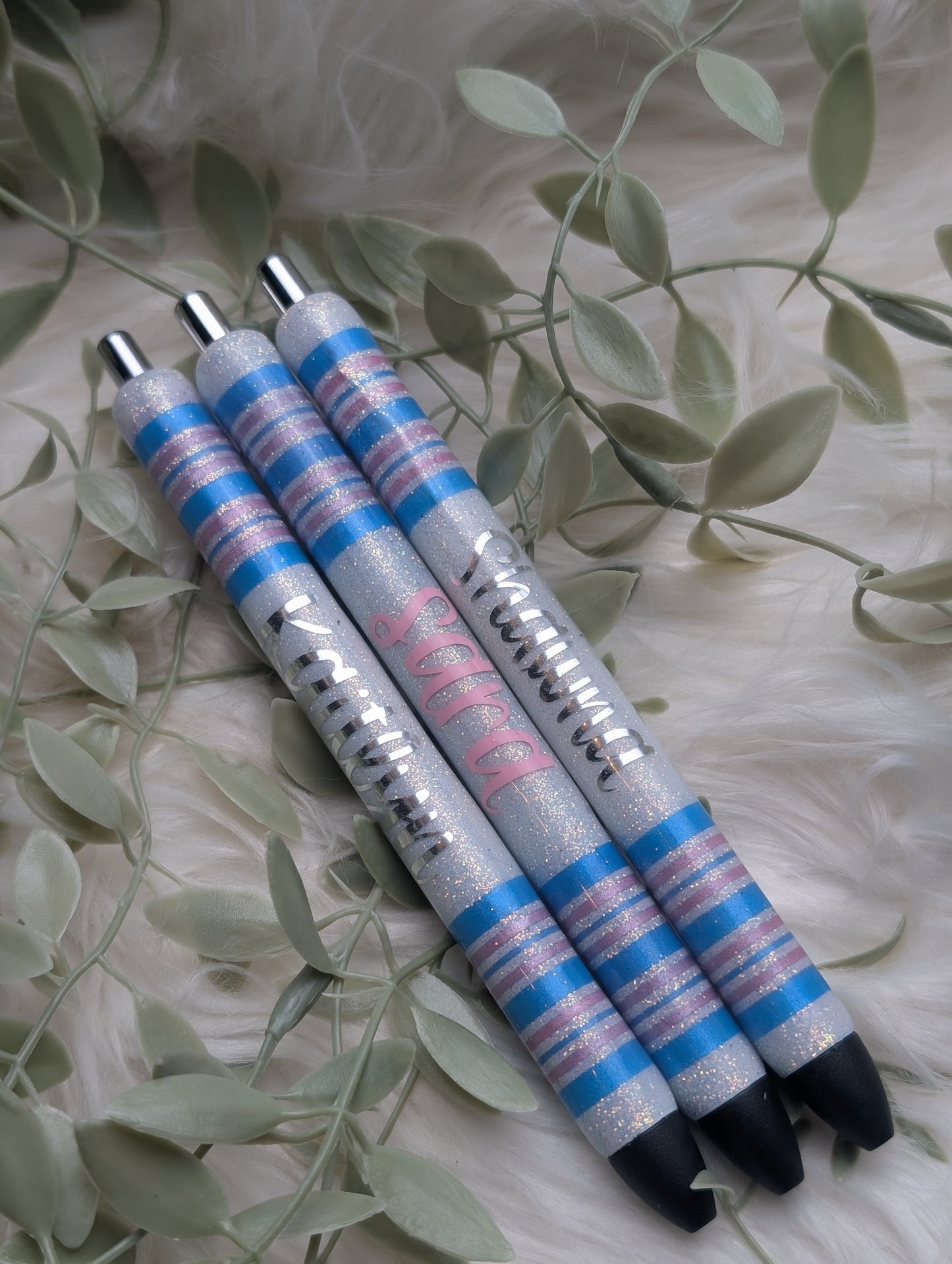 Baby Blanket Hospital Blanket Glitter Pen - Papermate Black Ink