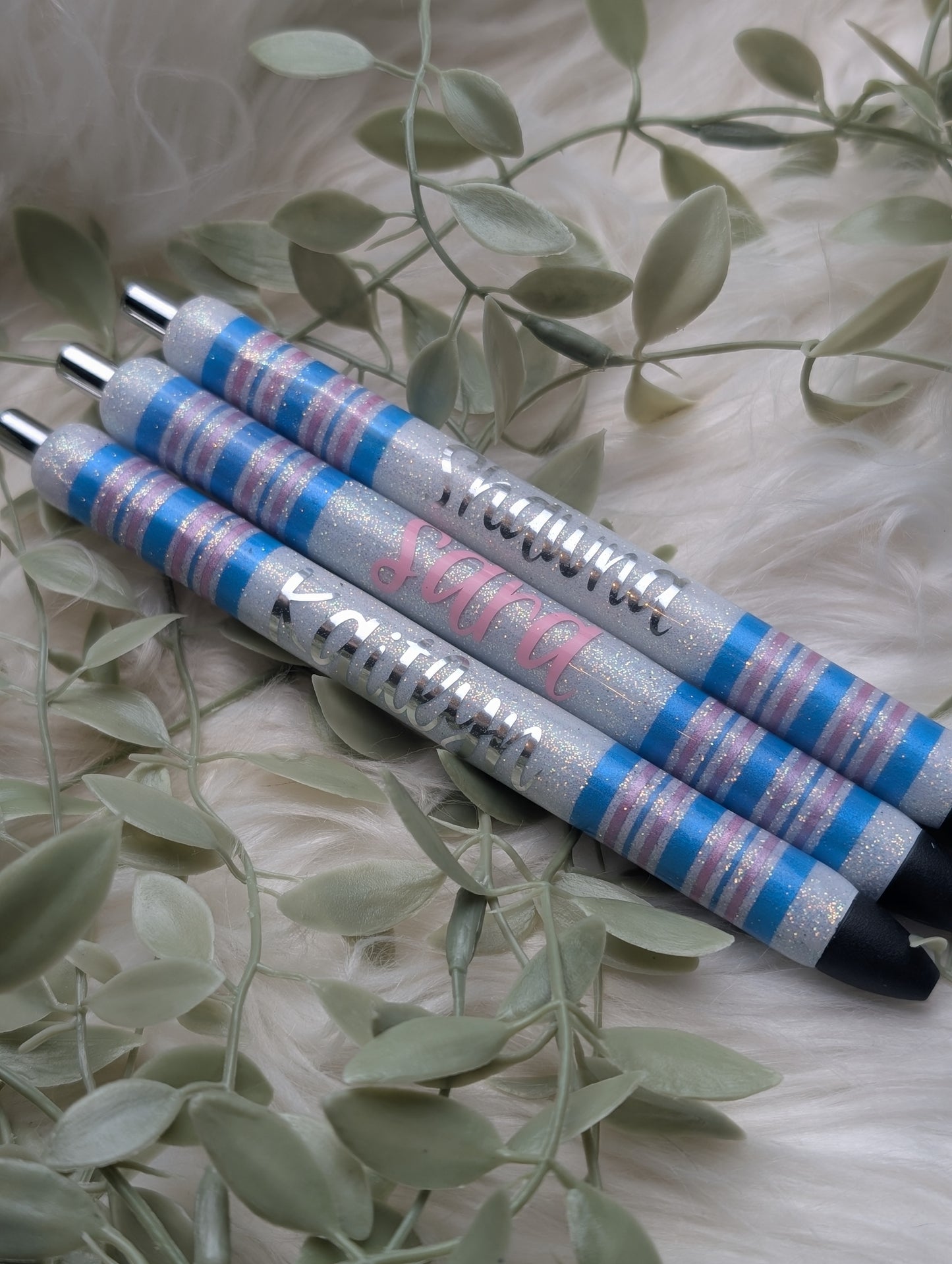 Baby Blanket Hospital Blanket Glitter Pen - Papermate Black Ink