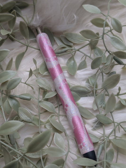 Baby Footprint Glitter Pen - Papermate Black Ink