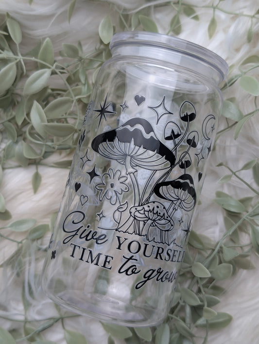 Mushroom Growth Plastic Tumbler