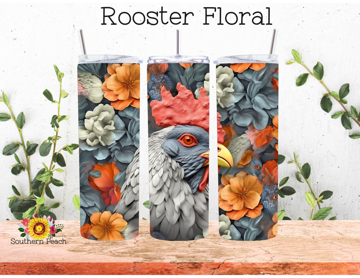 Rooster Floral