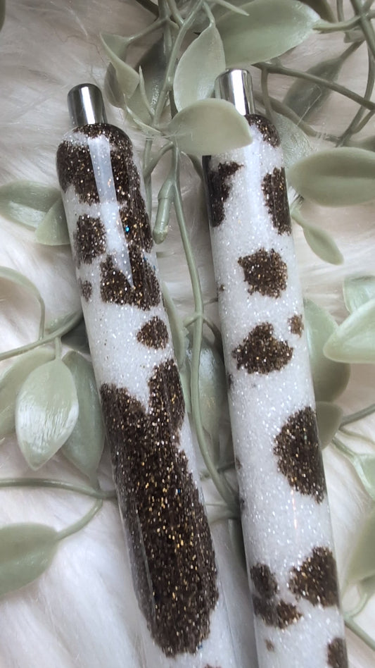 Cow Print Refillable Pen