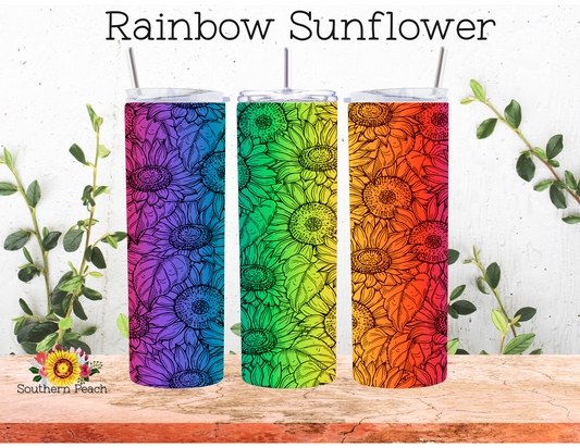 Rainbow Sunflower