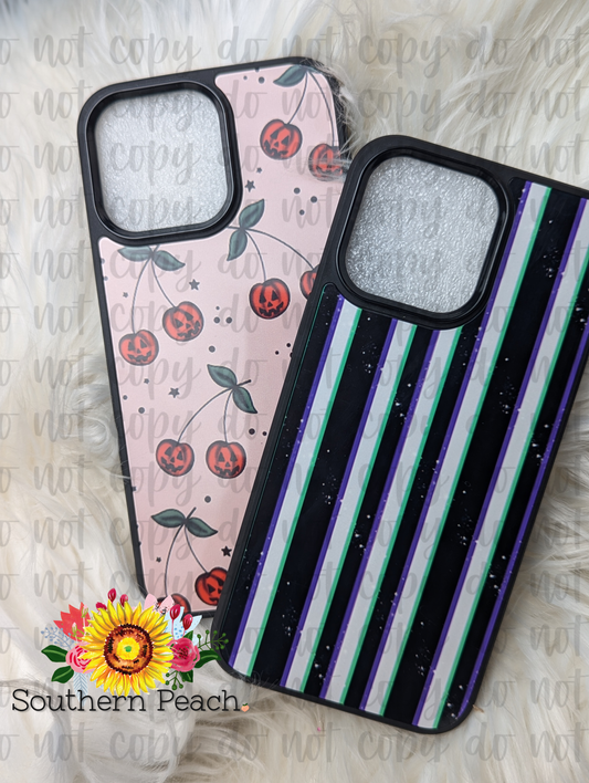 Striped Halloween Phone Case