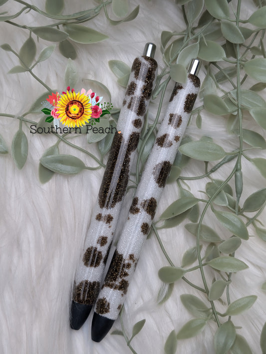 Cow Print Refillable Pen