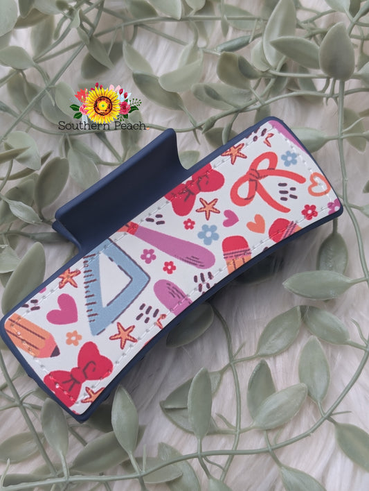 Back to School Claw Clip