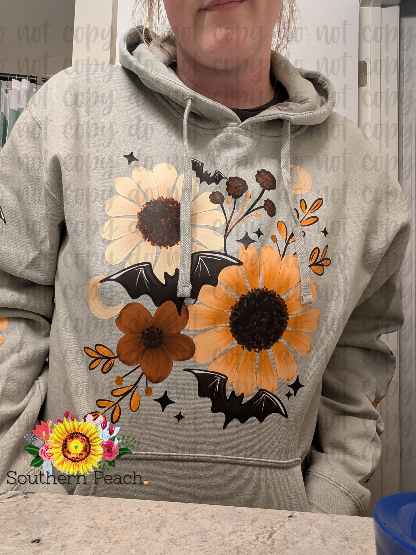 Floral Spooky Hoodie