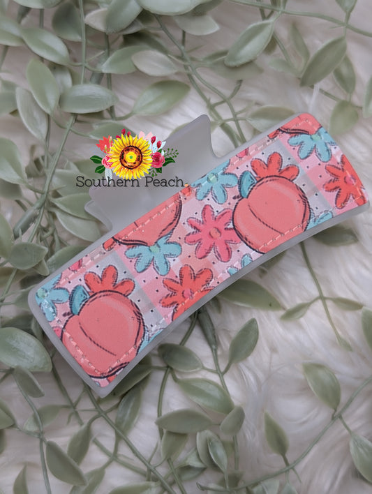 Peachy Claw Clip
