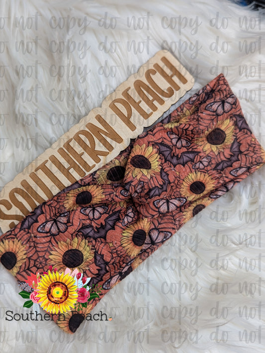 Sunflower Bat Headband