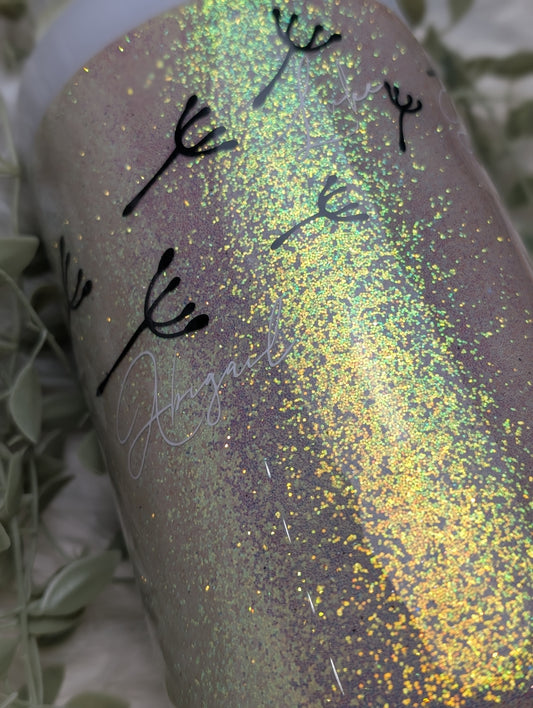 Authentic Stanley Dandelion Glitter Tumbler