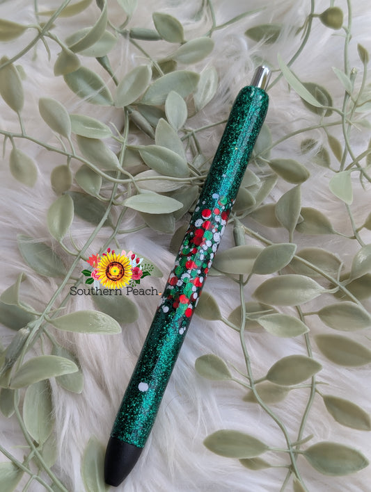 Christmas Green Pen