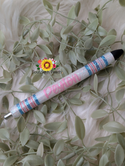 Baby Blanket Hospital Blanket Glitter Pen - Papermate Black Ink
