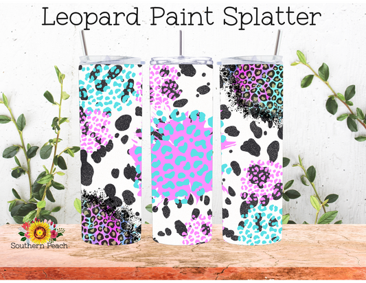Leopard Paint Splatter
