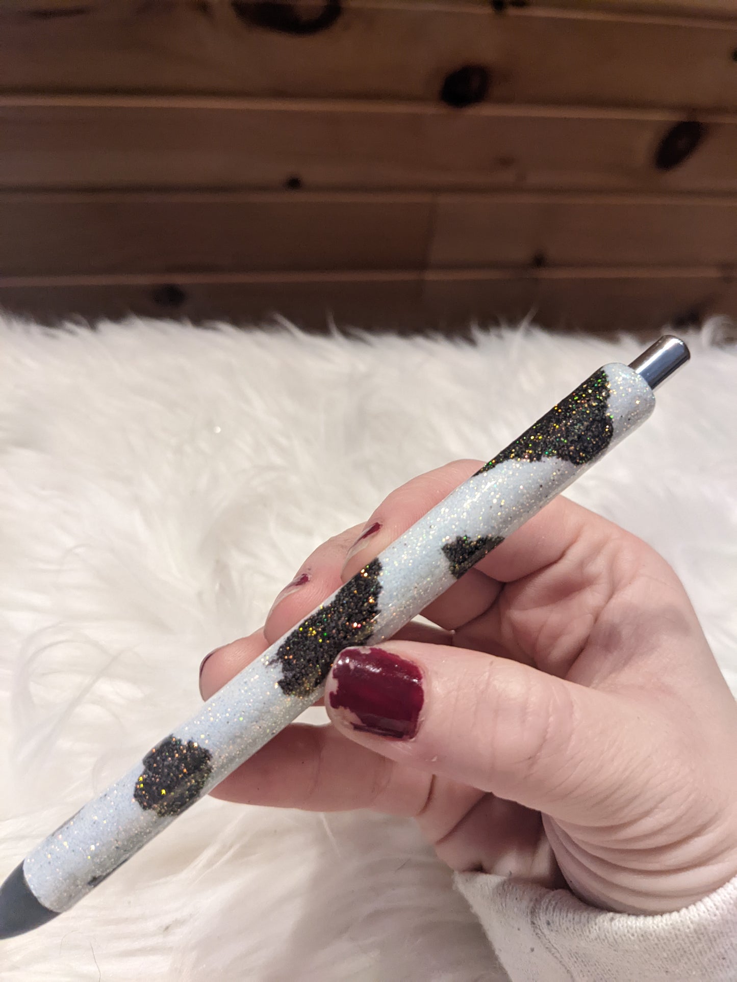 Cow Print Refillable Pen